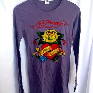Women’s vintage Ed hardy long sleeve